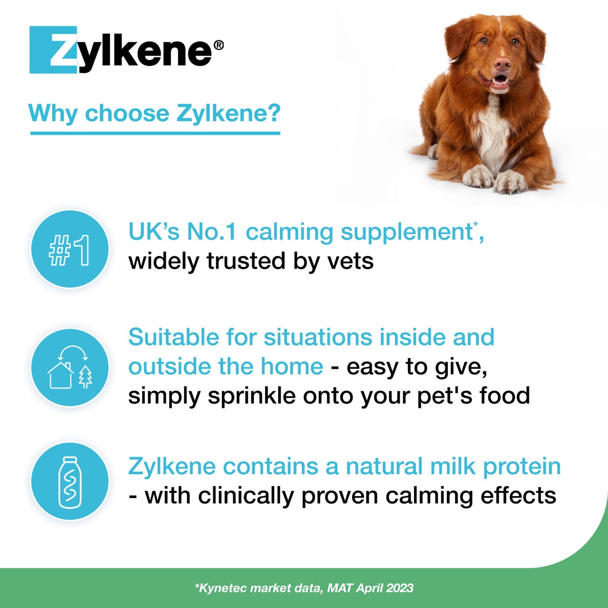 Zylkene Calming Supplement for Dogs 10-30kg - 100 capsules - third image